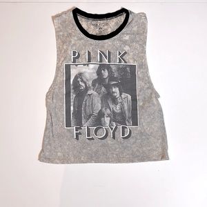 Pink Floyd sleeveless band graphic tee size XS